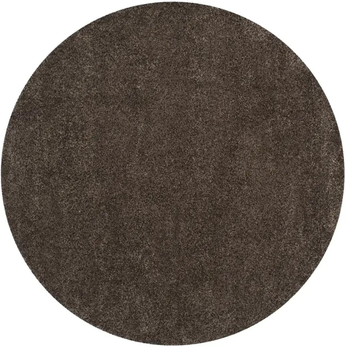 SANTA MONICA SHAG 725 MUSHROOM 3' x 3' Round Round Rug