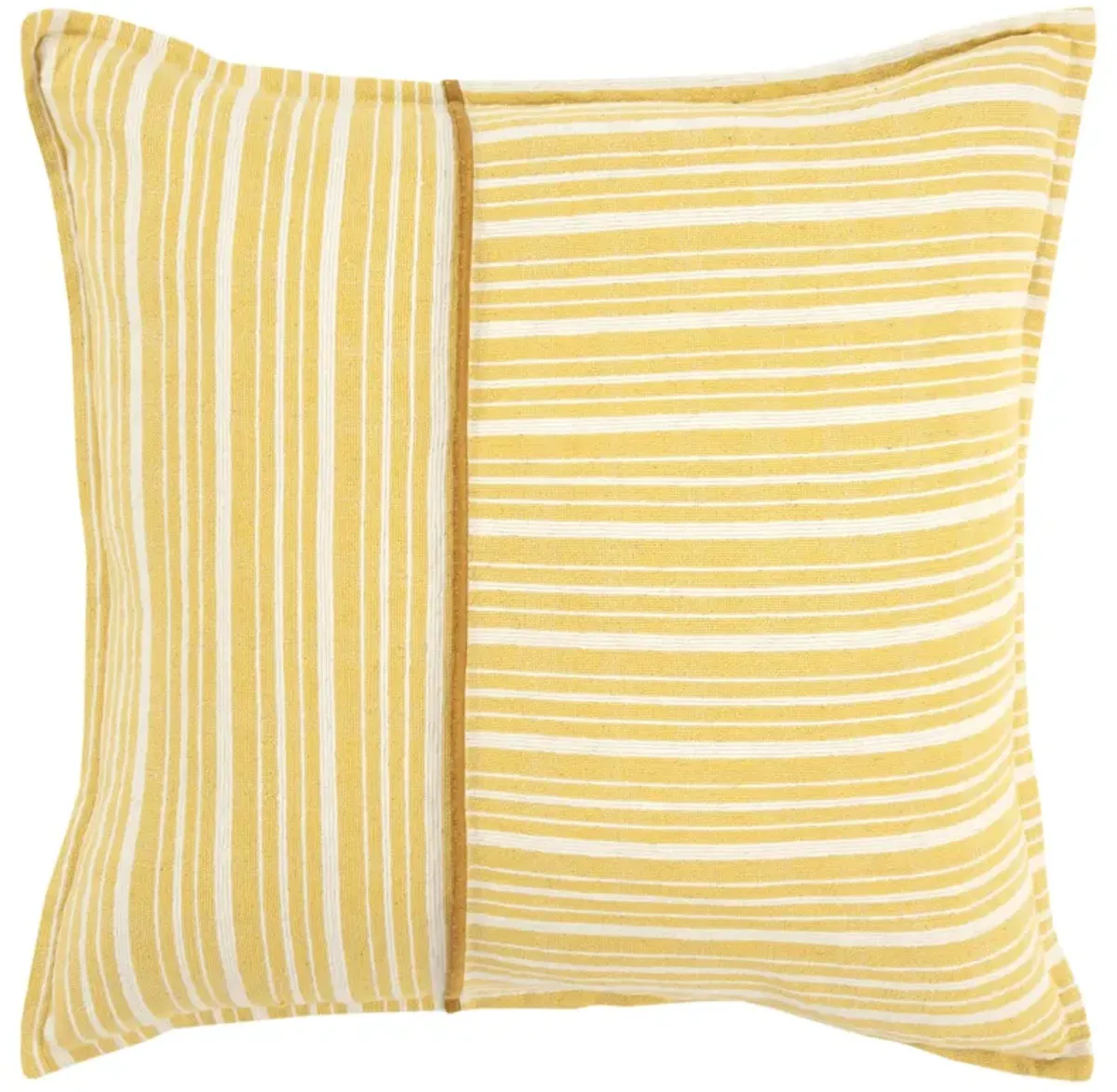 Stripe Yellow Pillow