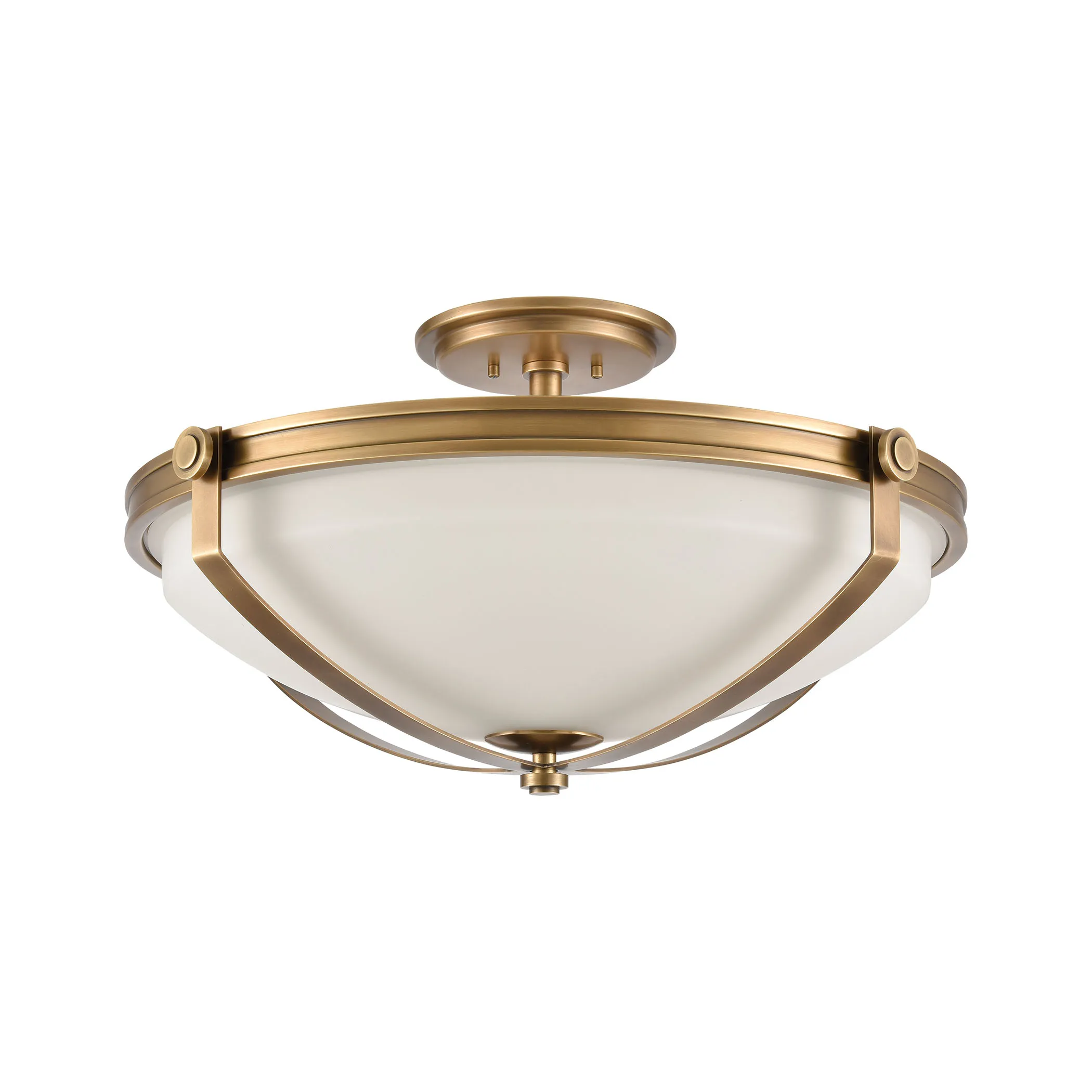 Connelly 23" Wide 4-Light Semi Flush Mount - Natural