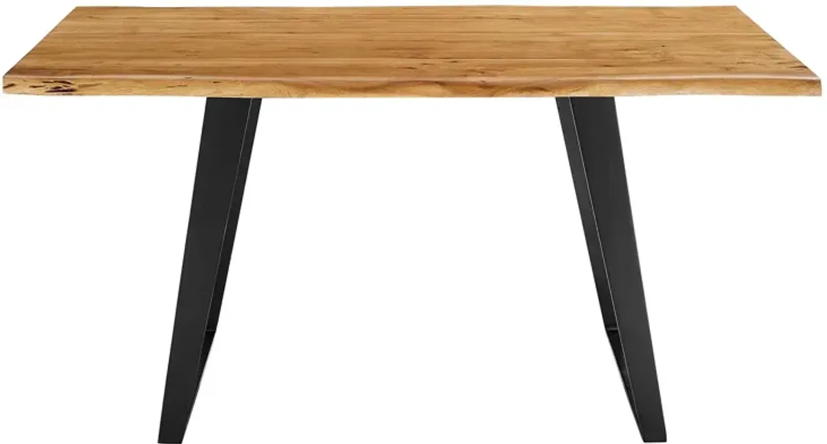 Viggo 60" Live Edge Acacia Wood Acacia Wood Dining Table