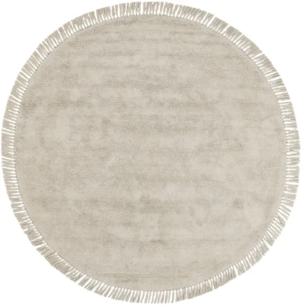EASY CARE Hand Woven 6' x 6' Round area rug