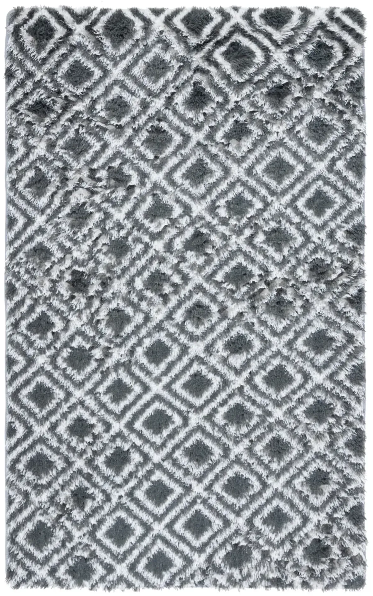 RAINBOW SHAG 102 CHARCOAL  8' x 10' Large Rectangle Rug