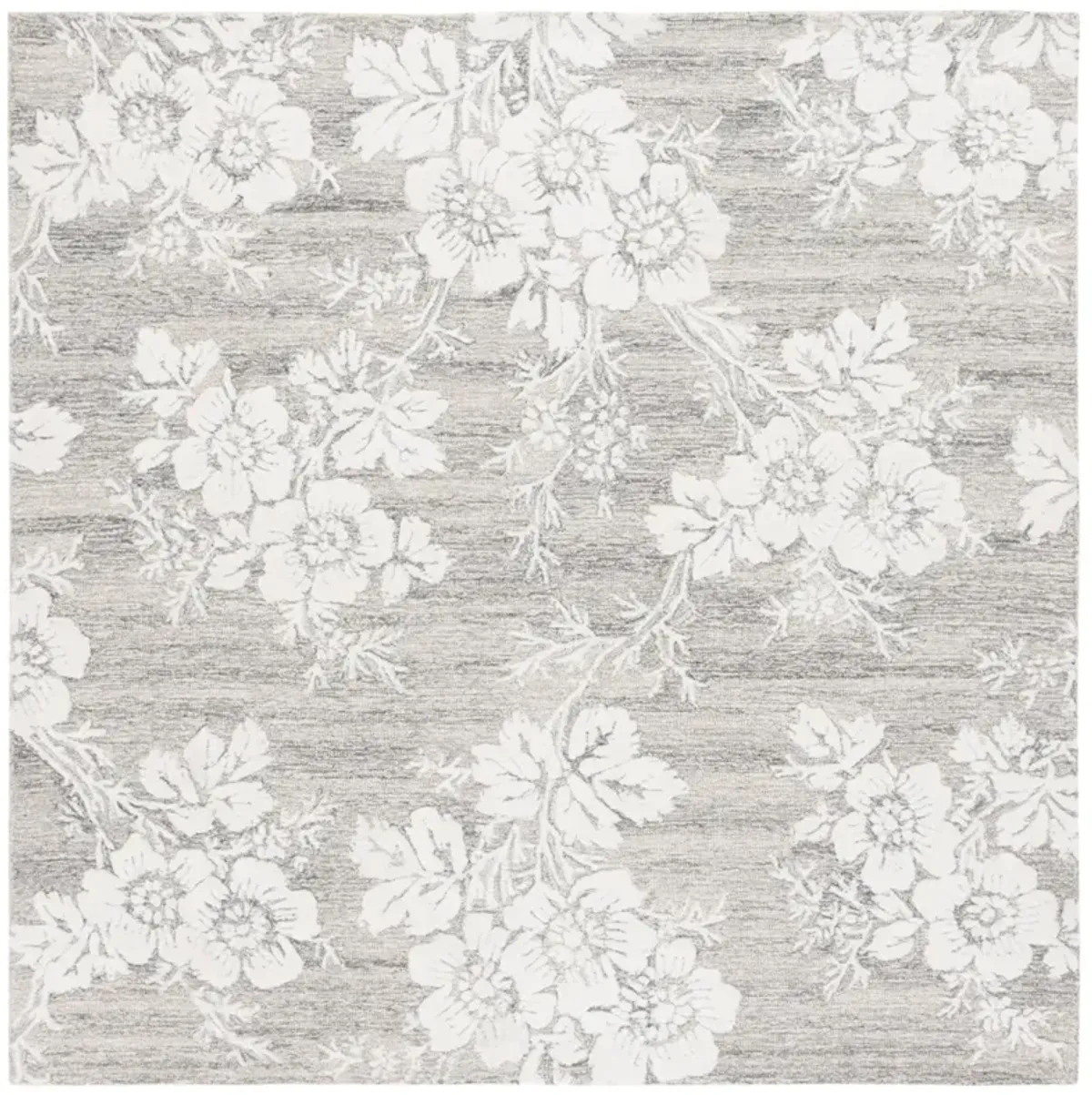 GLAMOUR 625 GREY  6' x 6' Square Square Rug