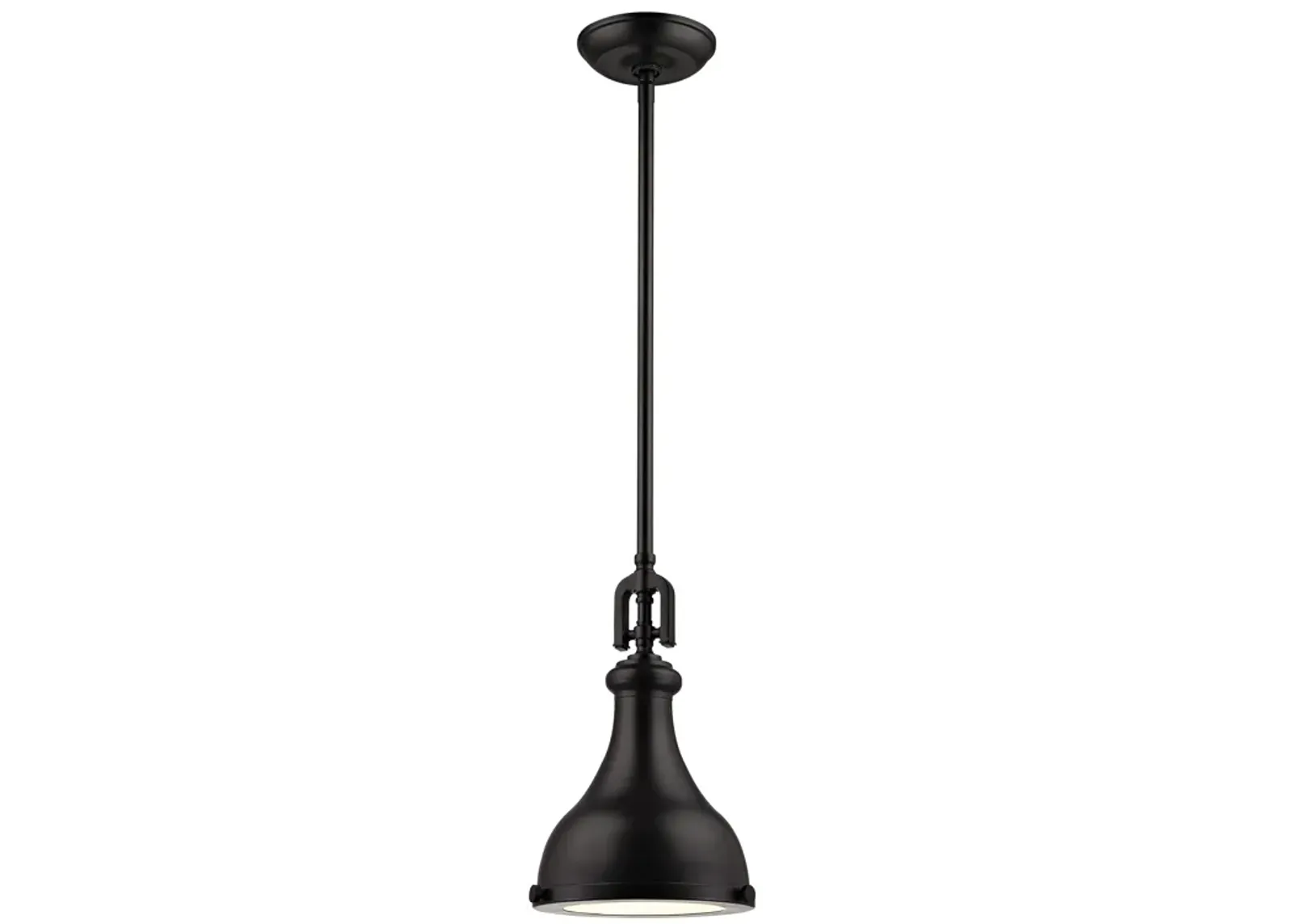 Rutherford 9" Wide 1-Light Mini Pendant - Oil Rubbed Bronze