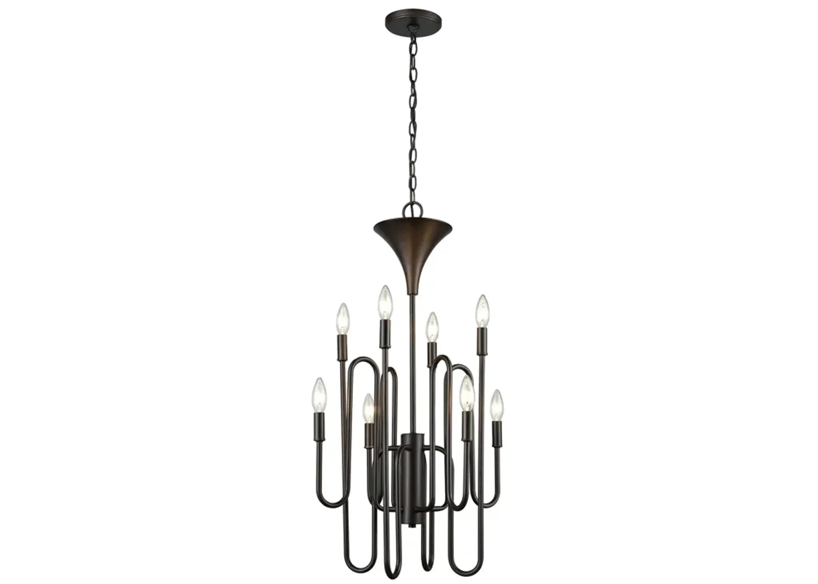 Decatur 19" Wide 8-Light Chandelier - Oil Rubbed Bronze