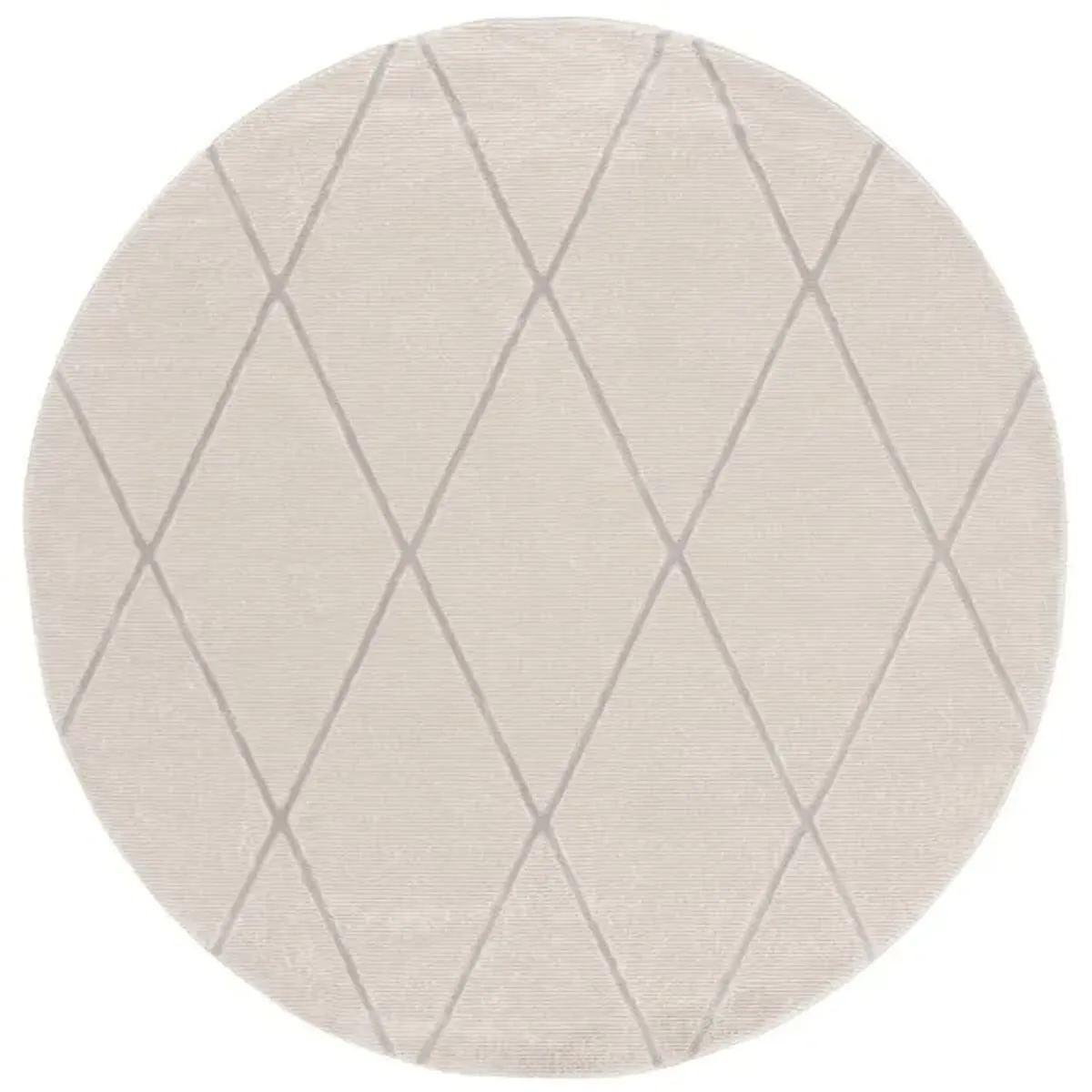 REVIVE 104 Beige  6'-7' X 6'-7' Round Round Rug