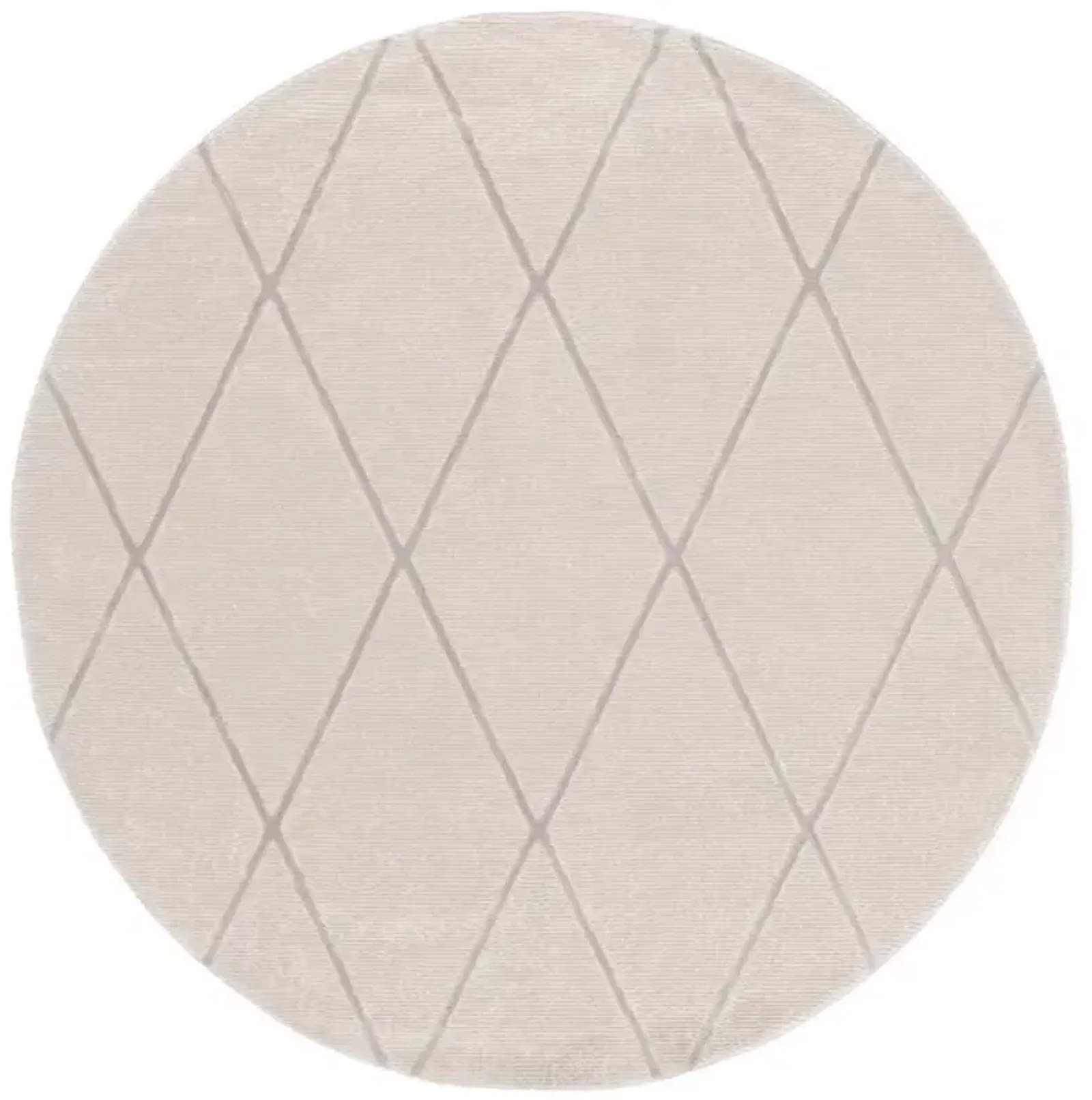 REVIVE 104 Beige  6'-7' X 6'-7' Round Round Rug