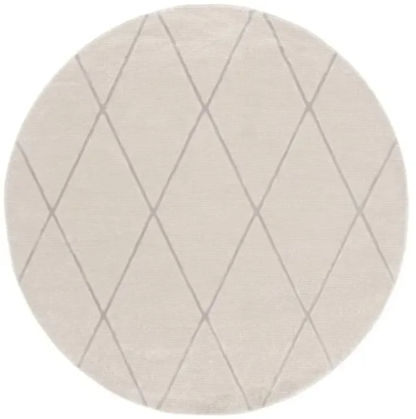 REVIVE 104 Beige  6'-7' X 6'-7' Round Round Rug