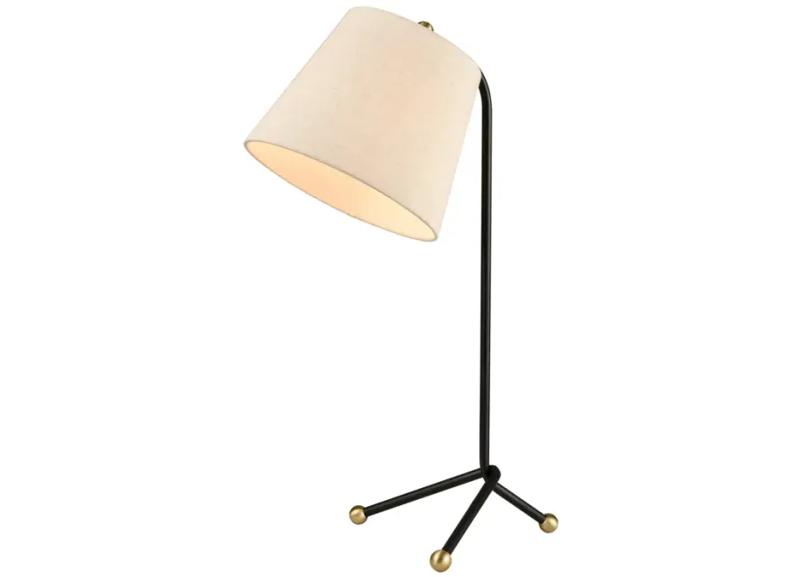 Pine Plains 25" High 1-Light Table Lamp - Black