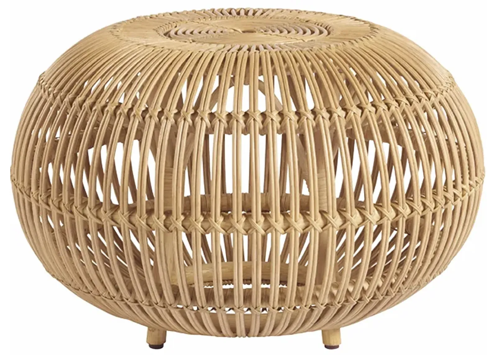 Small Rattan Scatter Table