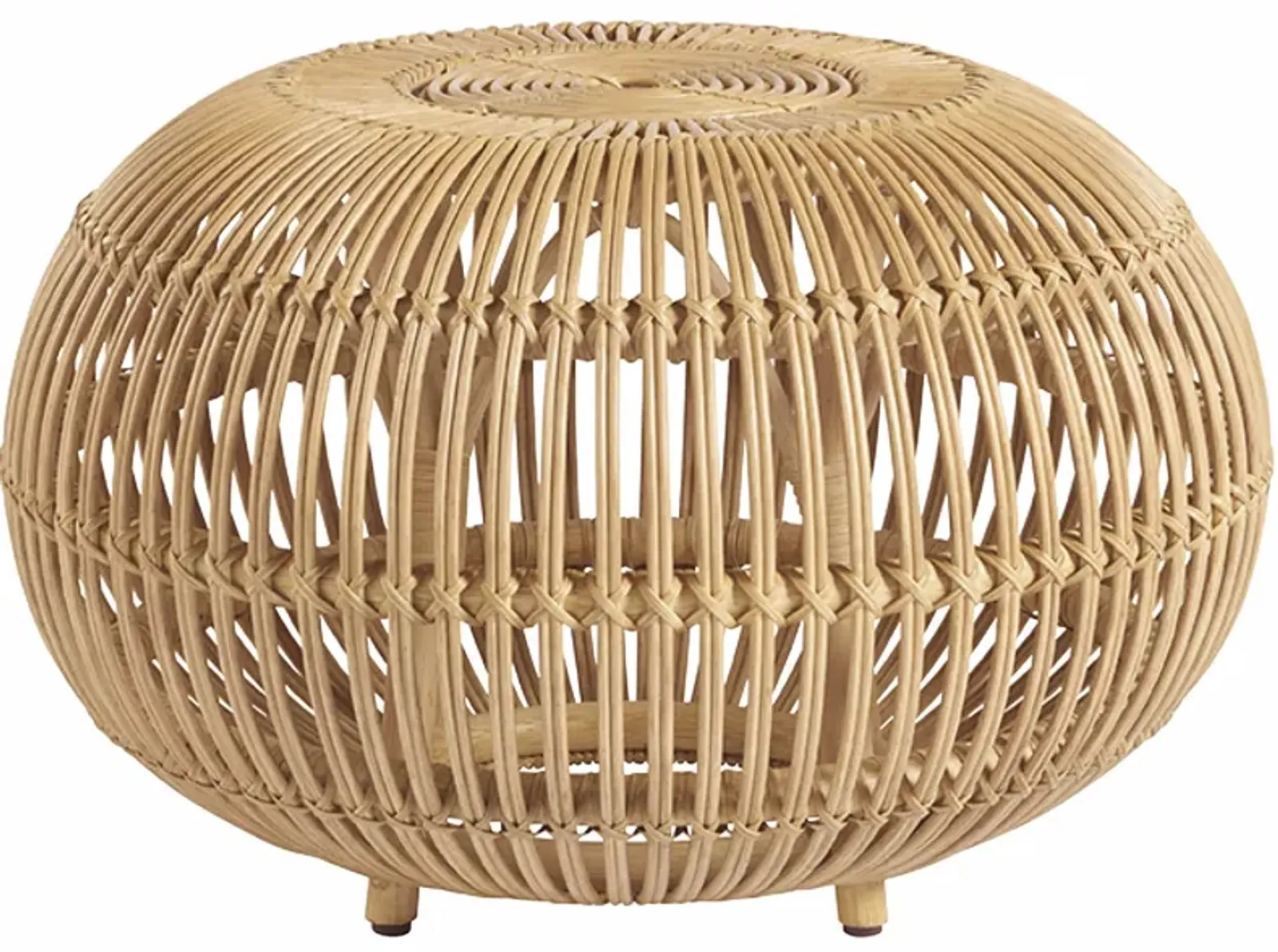 Small Rattan Scatter Table