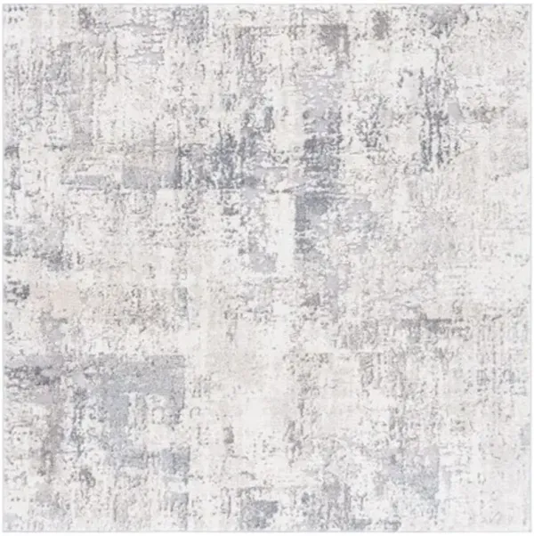 OPAL 414 Grey 6'-7' X 6'-7' Square Square Rug