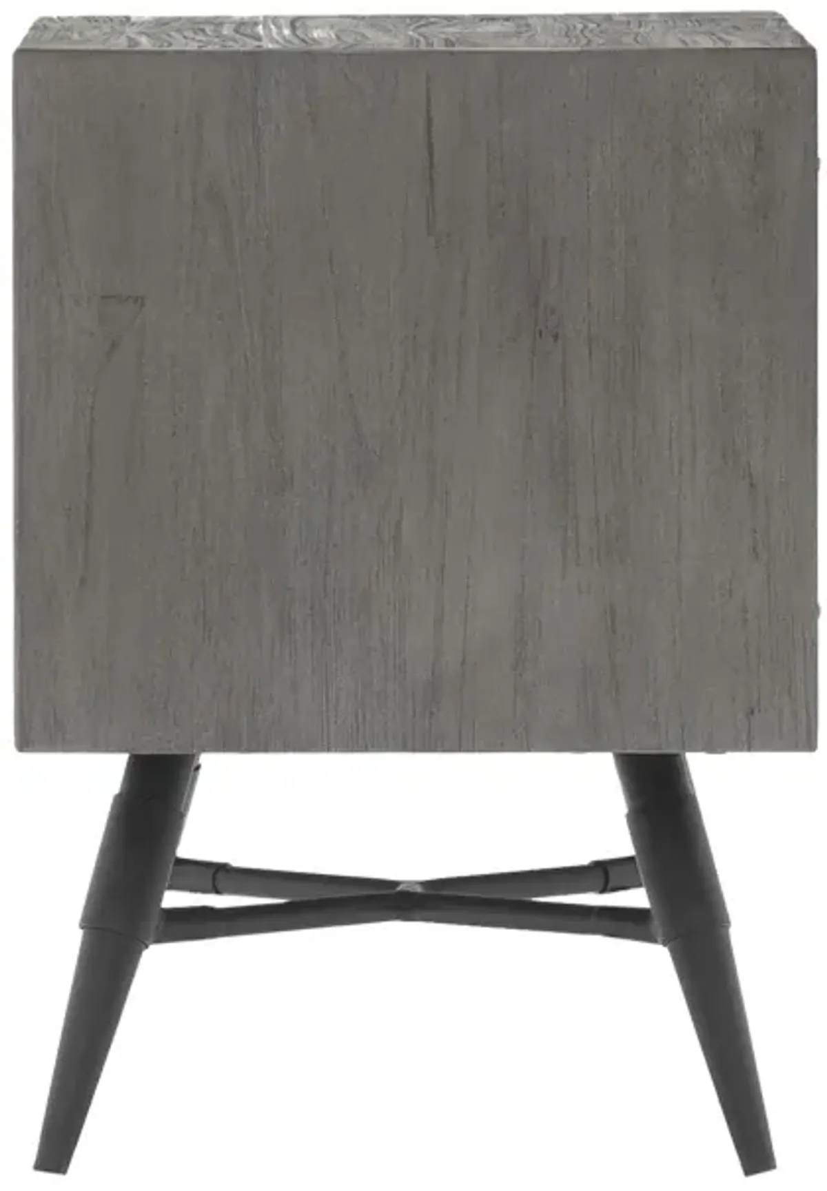 Makena 1 Drawer Night Stand in Grey Acacia Wood