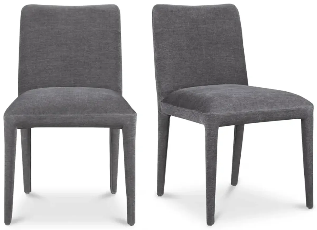 CALLA DINING CHAIR DARK GREY-SET OF TWO