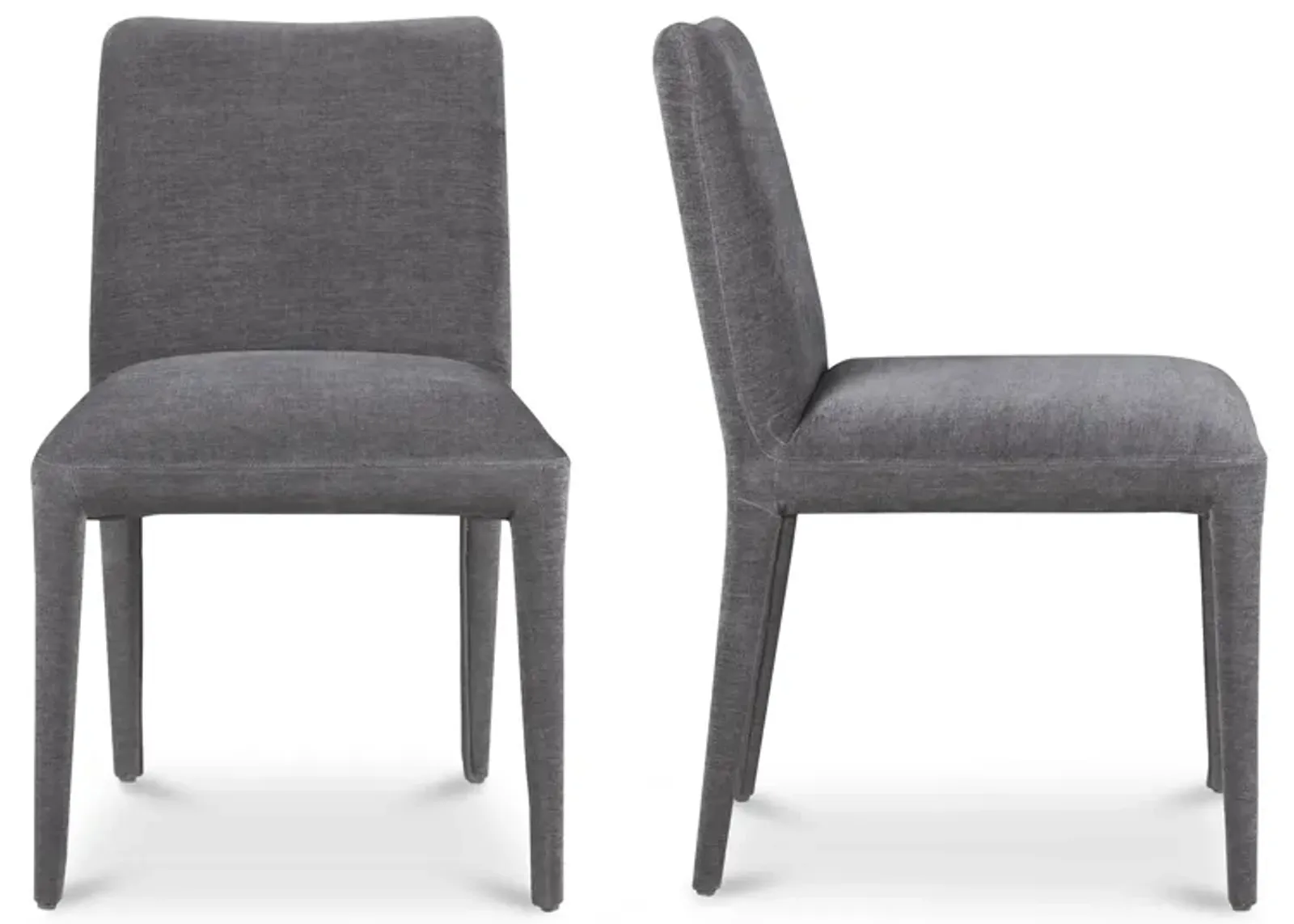 CALLA DINING CHAIR DARK GREY-SET OF TWO