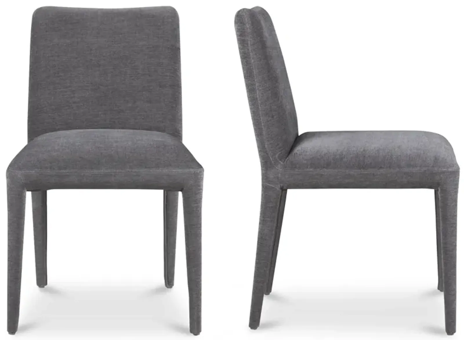 CALLA DINING CHAIR DARK GREY-SET OF TWO