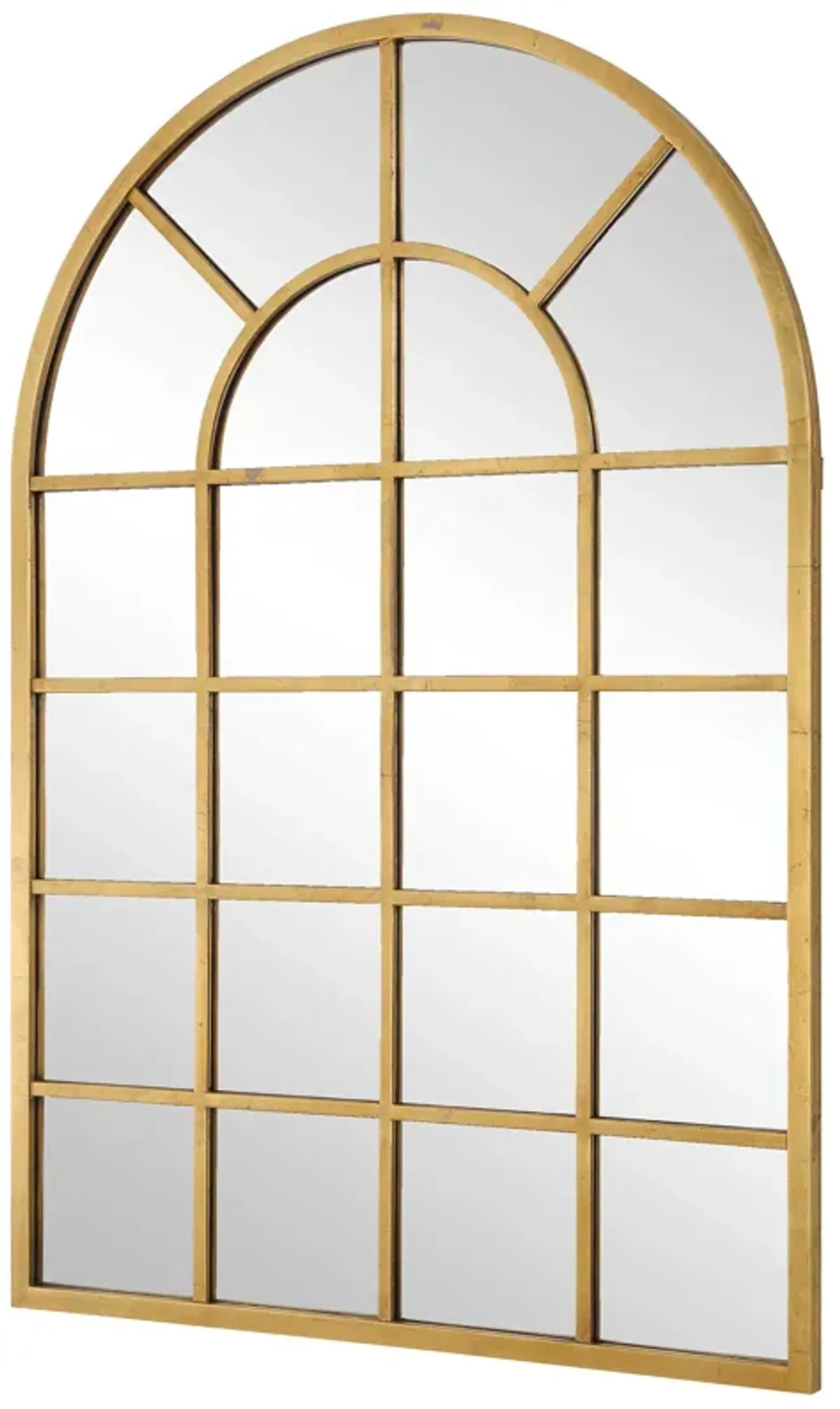 Windowpane Arched Mirror