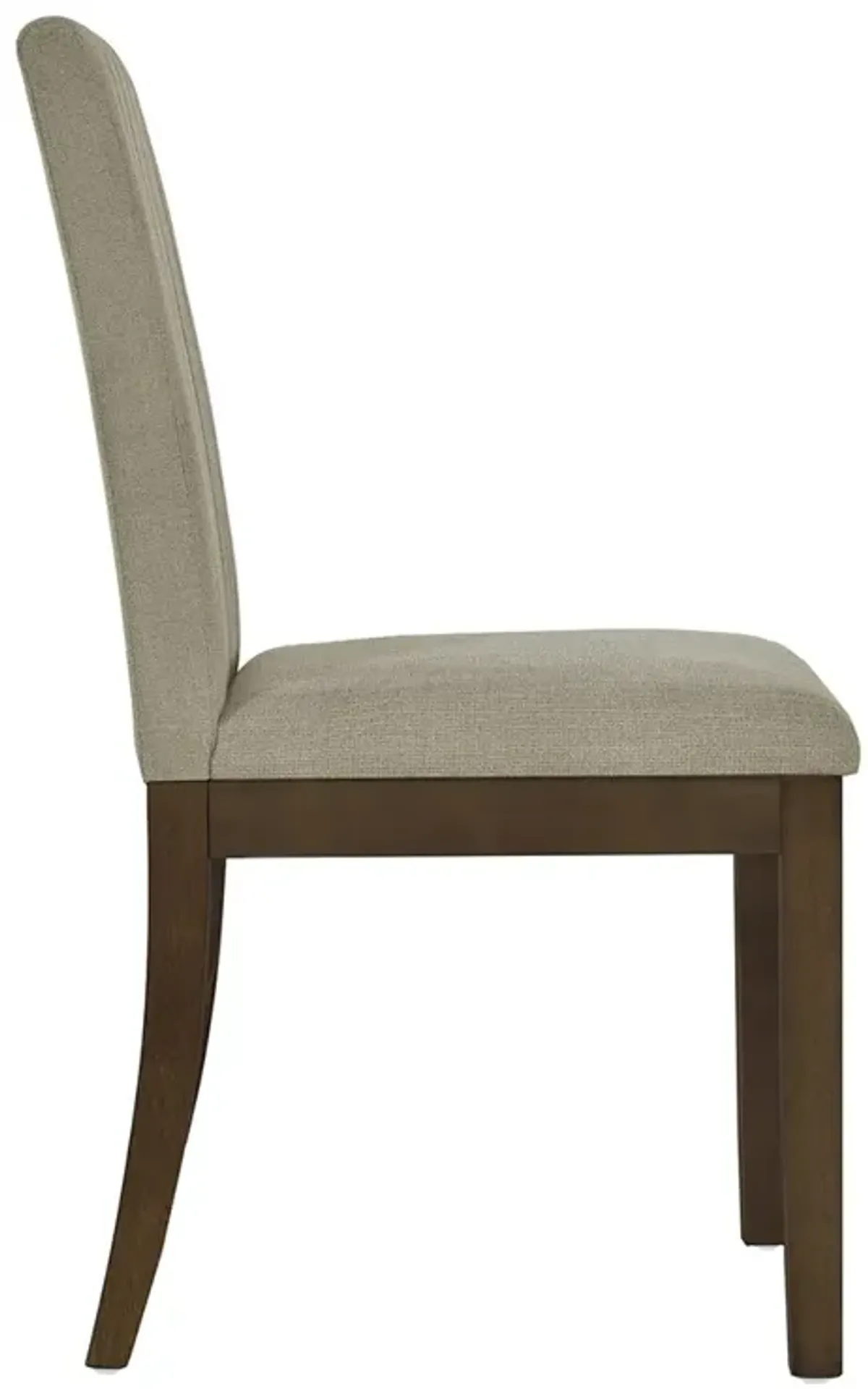 Upholstered Channel-back Dining Chair Set of 2