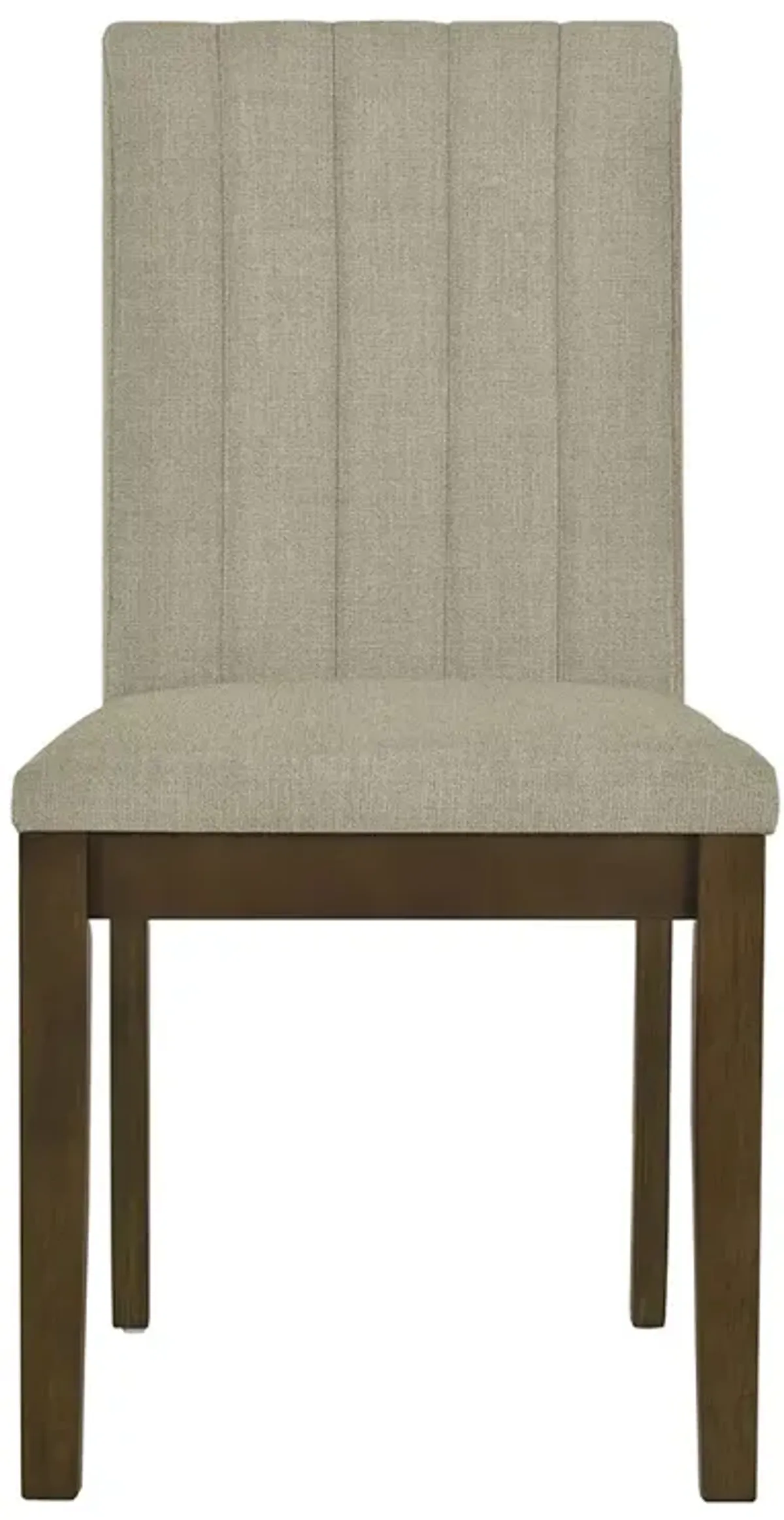 Upholstered Channel-back Dining Chair Set of 2