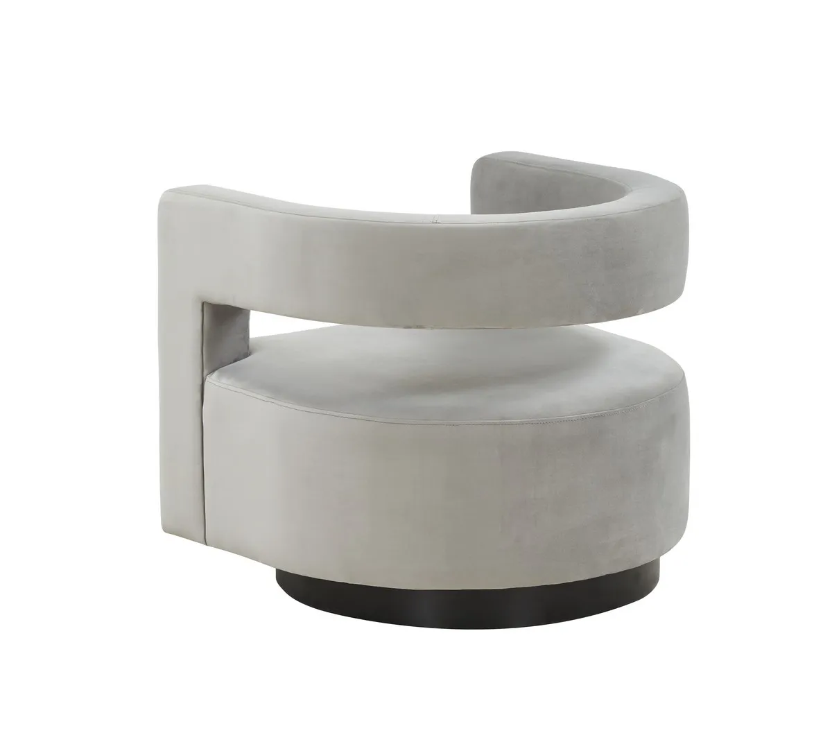 Edgar Velvet  Swivel Chair