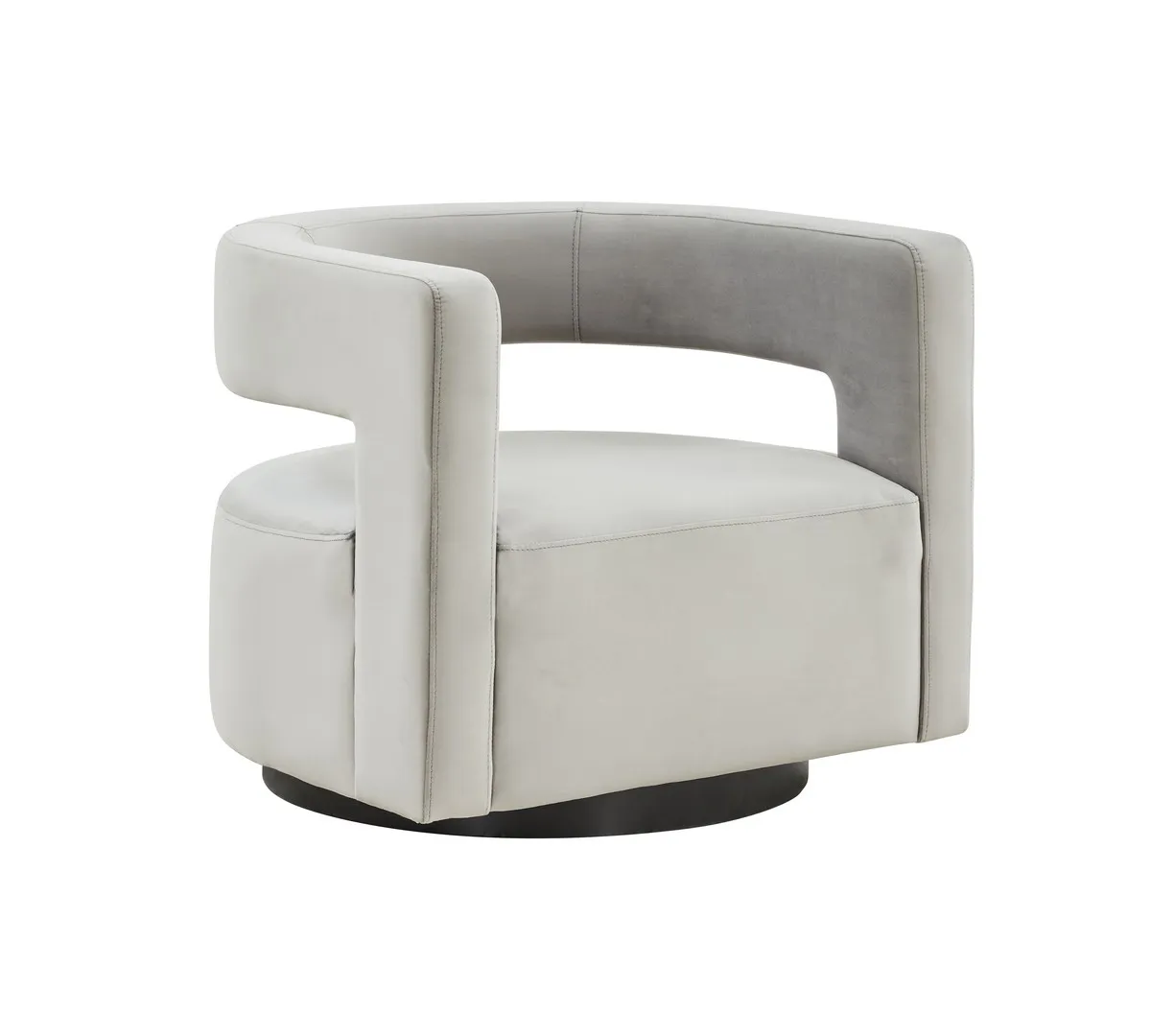 Edgar Velvet  Swivel Chair