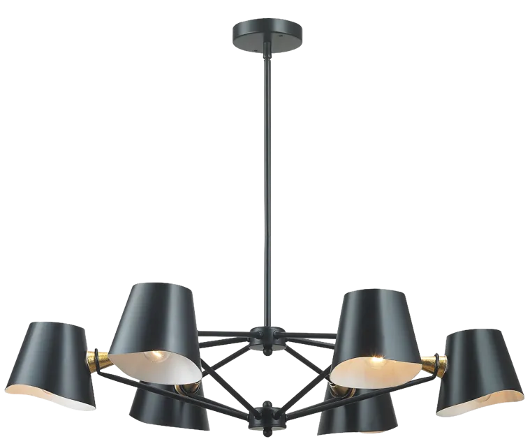 Webre 34" Wide 6-Light Chandelier 