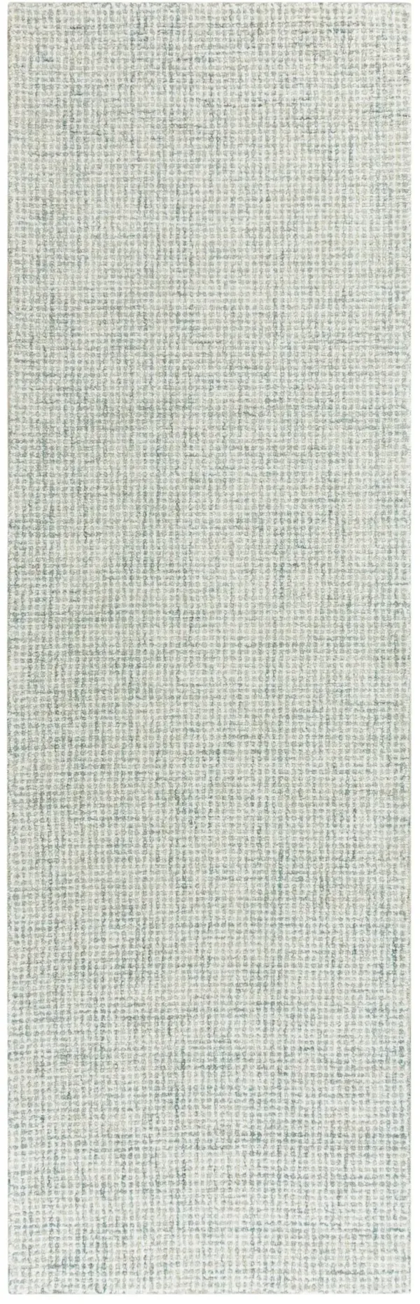 Brindleton Green Tweed Wool 2'6" x 10' Runner Rug