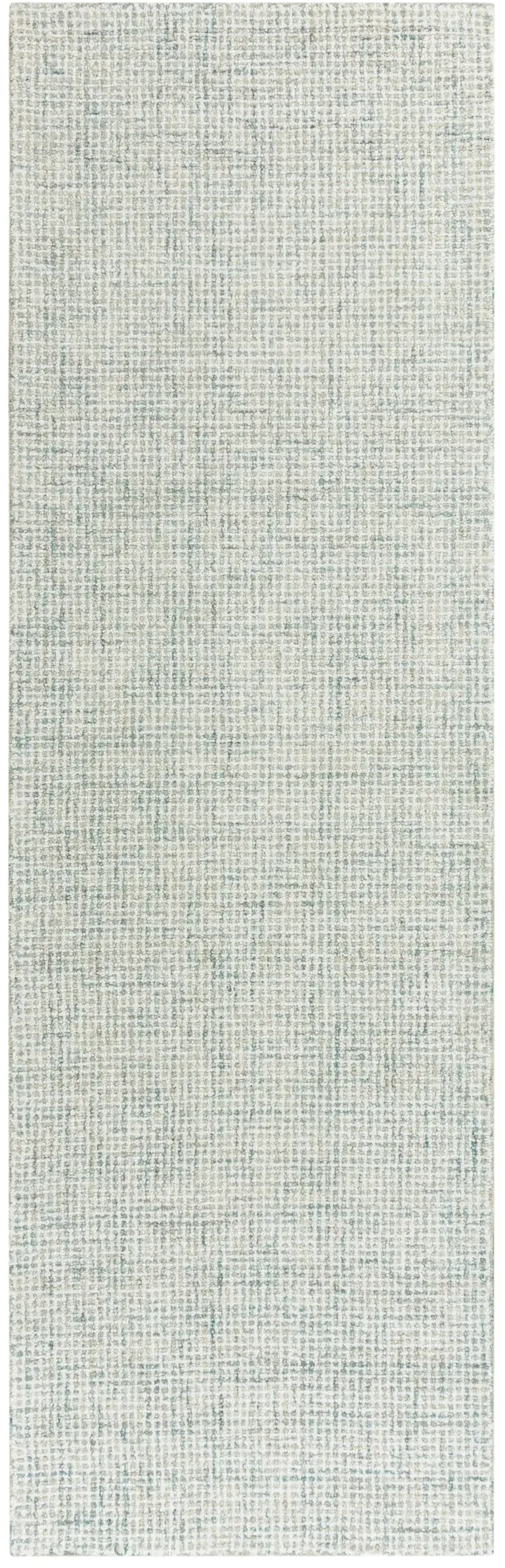 Brindleton Green Tweed Wool 2'6" x 10' Runner Rug