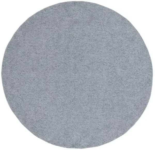 RIVER 600 Grey 6'-7' X 6'-7' Round Round Rug