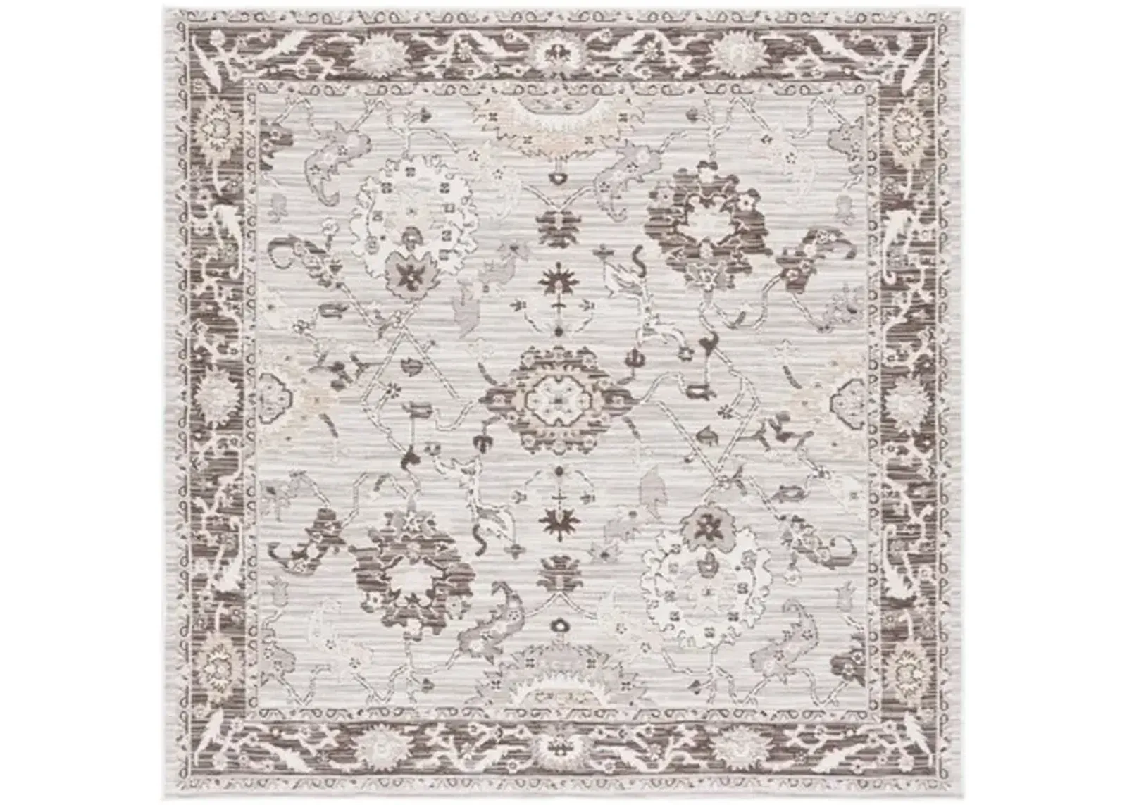 SUNRISE 624 Grey  6'-7' X 6'-7' Square Square Rug