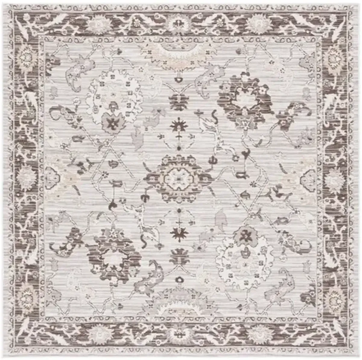 SUNRISE 624 Grey  6'-7' X 6'-7' Square Square Rug