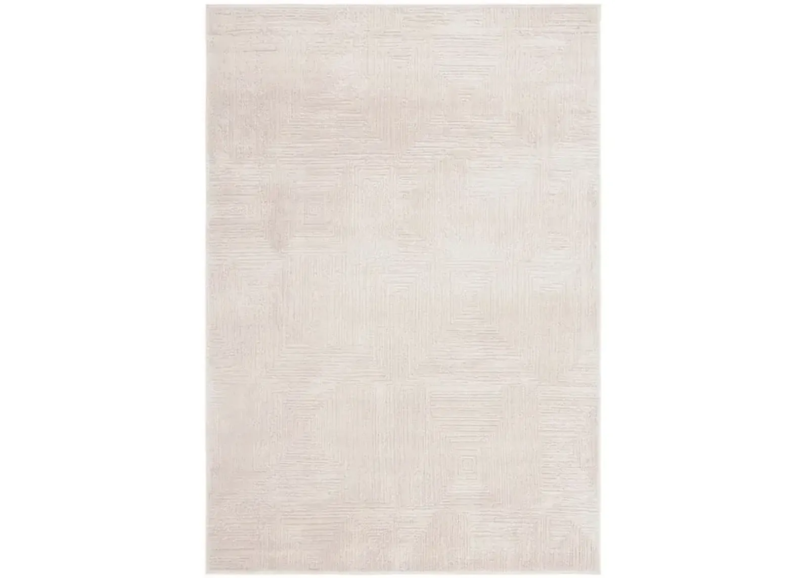 WHISPER 814 Beige 5'-3' X 7'-6' Medium Rectangle Rug