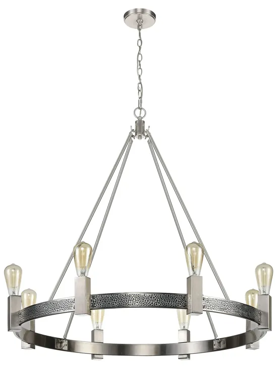 Impression 36.25" Wide 8-Light Chandelier - Silver