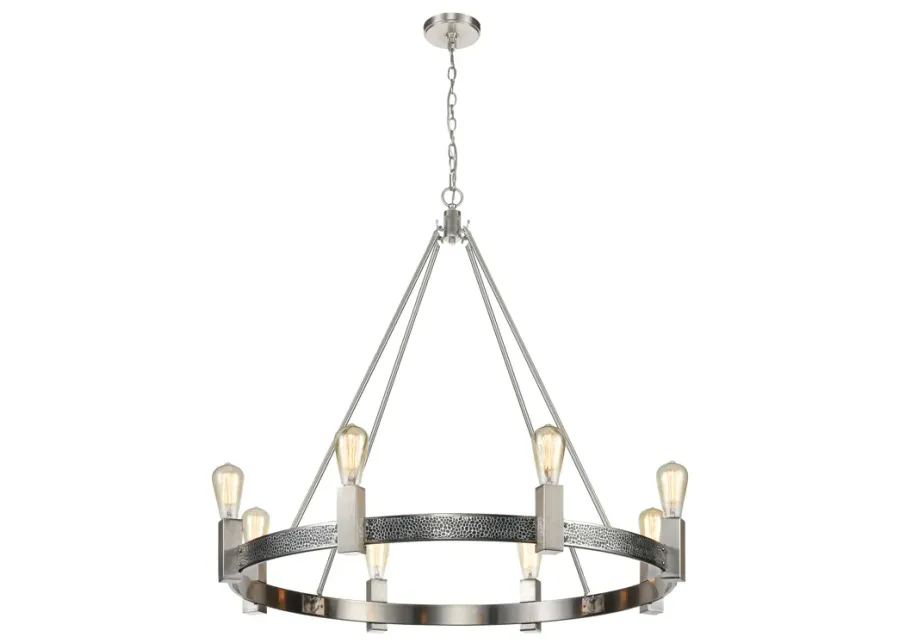 Impression 36.25" Wide 8-Light Chandelier - Silver