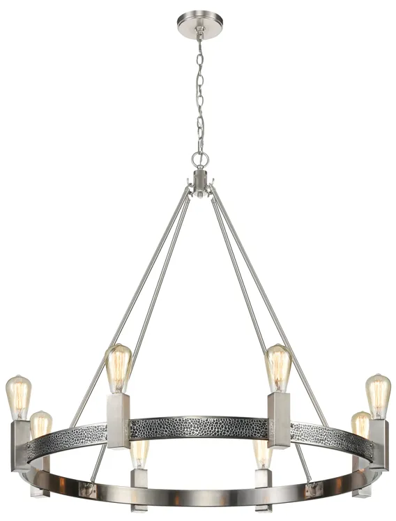 Impression 36.25" Wide 8-Light Chandelier - Silver