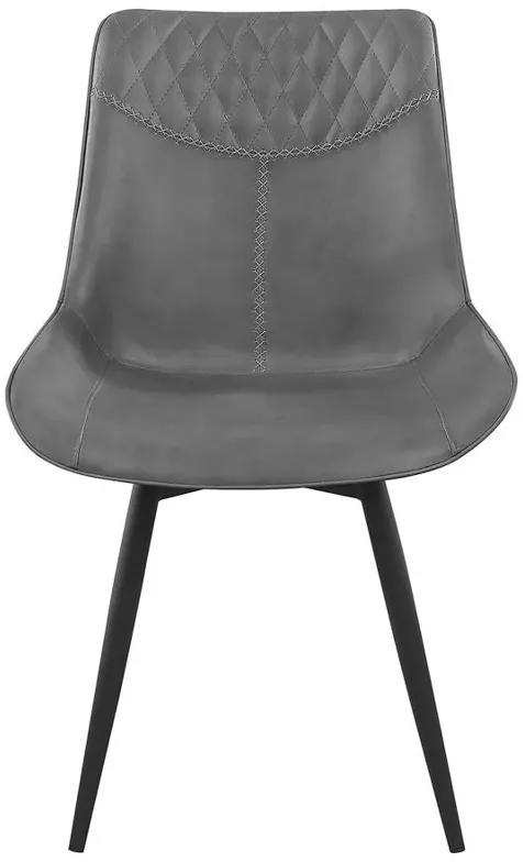 Brassie Upholstered Side Chairs Grey (Set of 2)