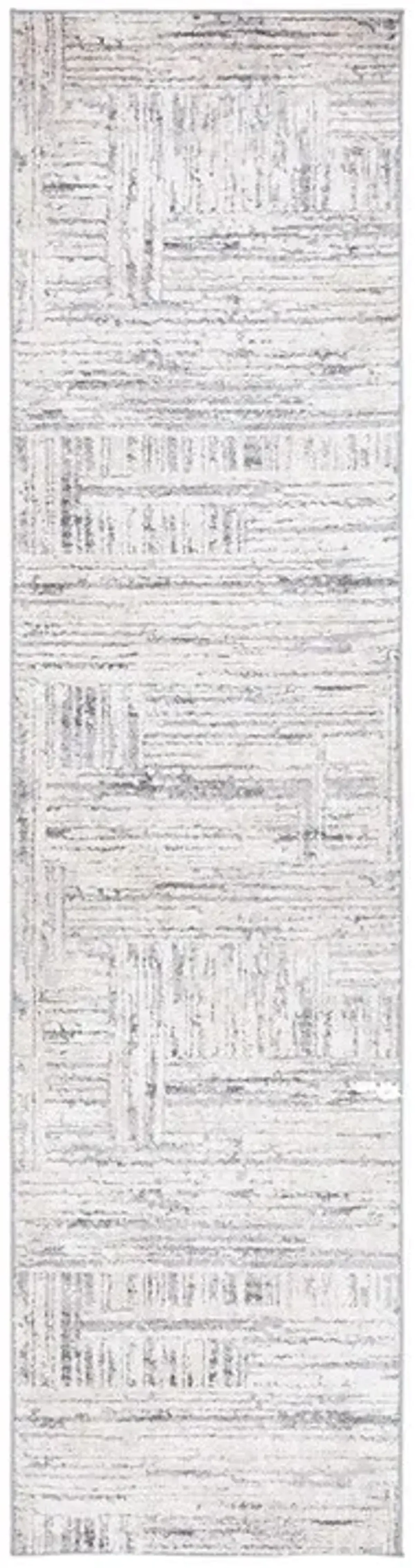 OPAL 420 Grey 2'-3' X 9' Runner Rug