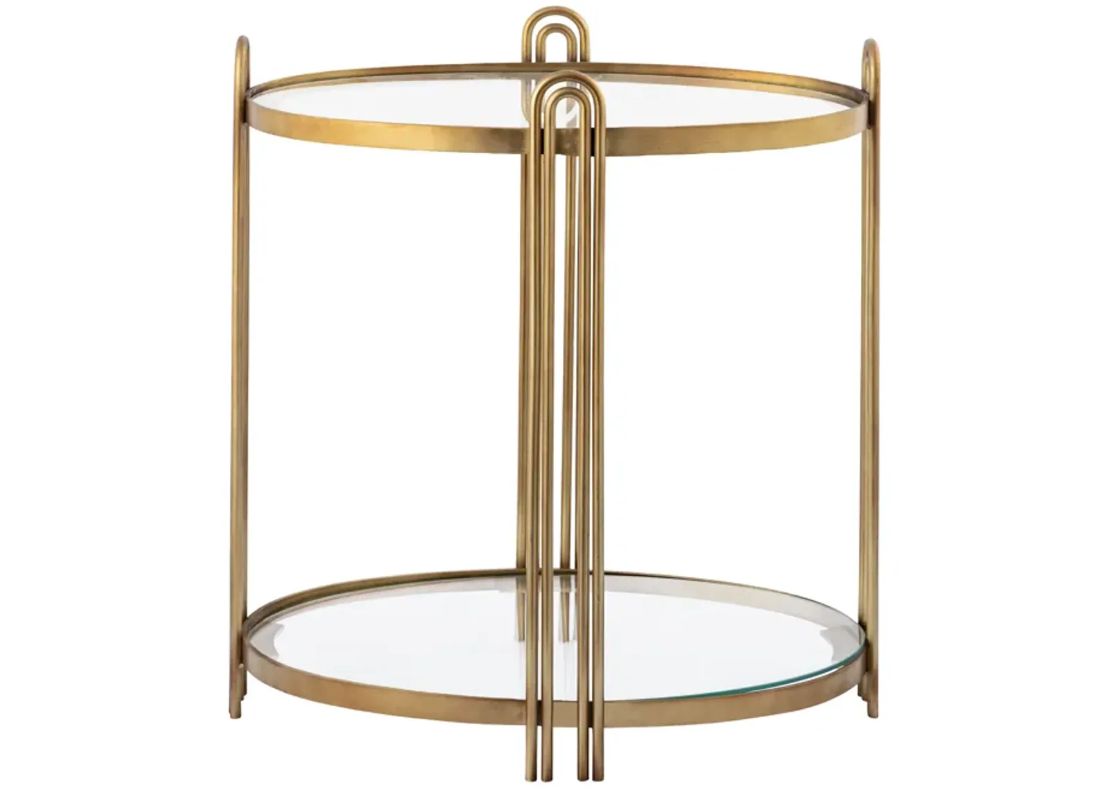 Arch Accent Table - Gold