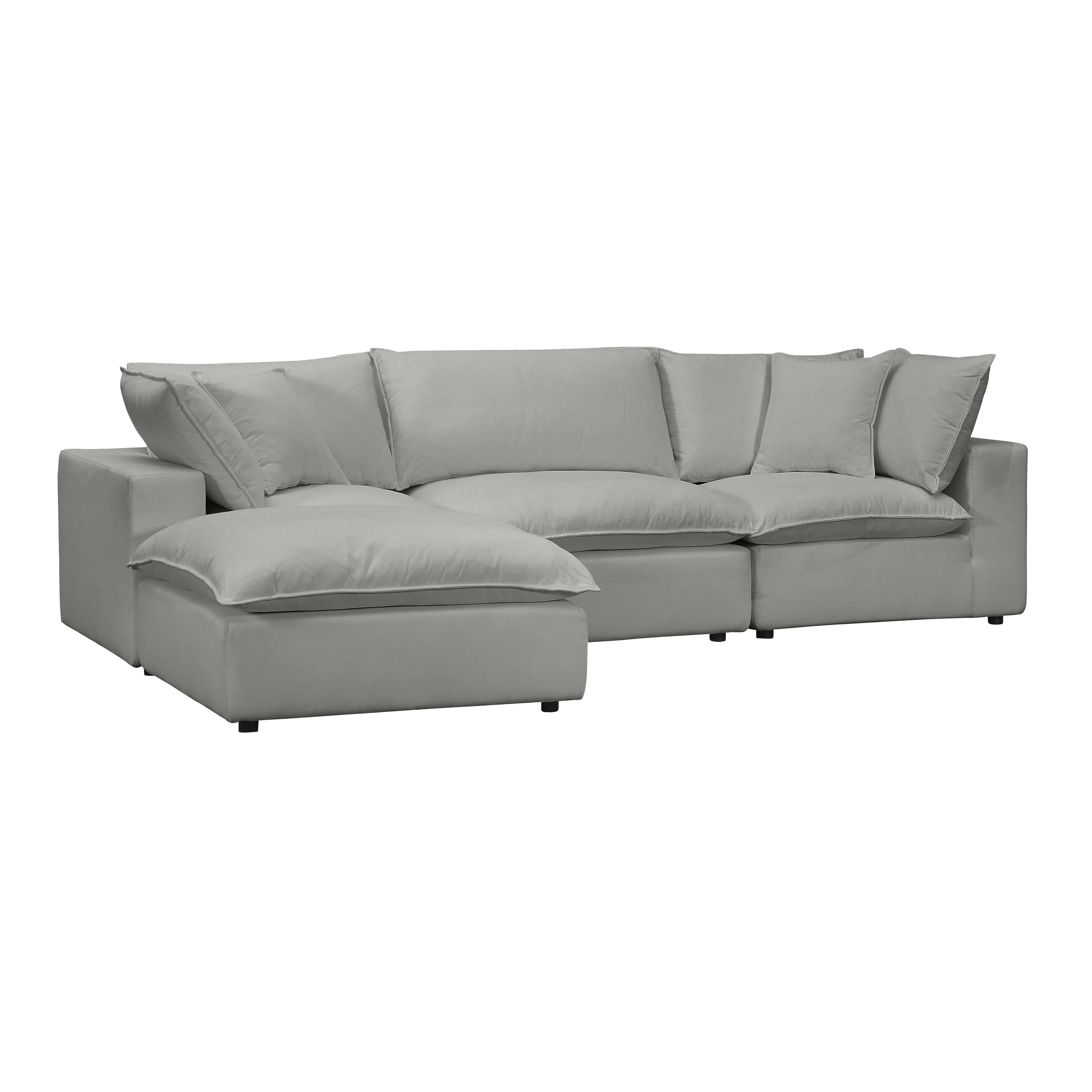 Cali Slate Modular 4 Piece Sectional