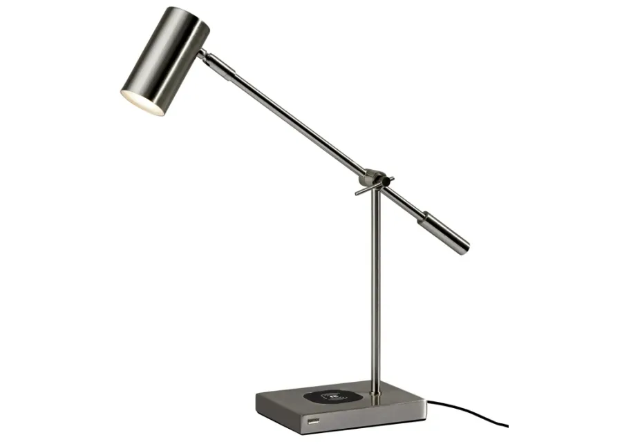 Collette Adesso Charge Desk Lamp