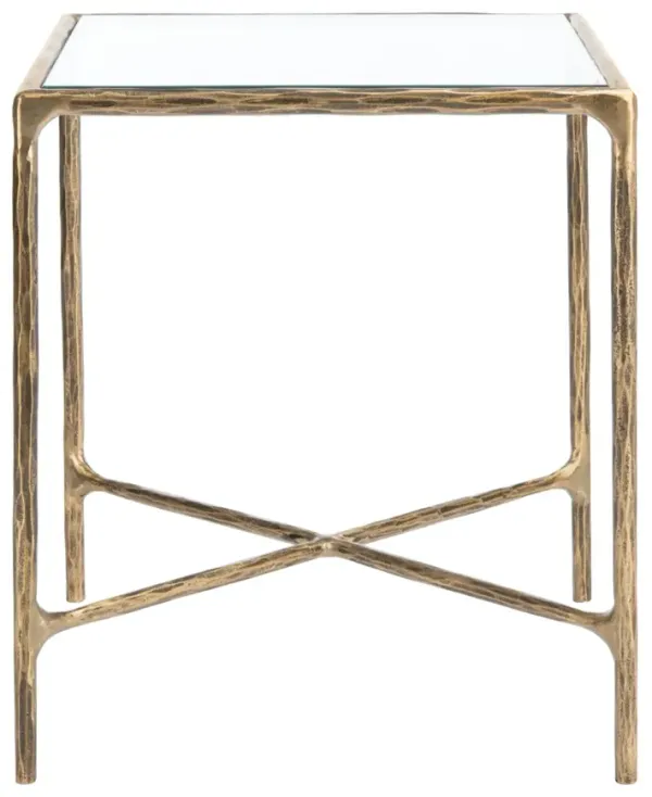Jessa Metal Square End Table