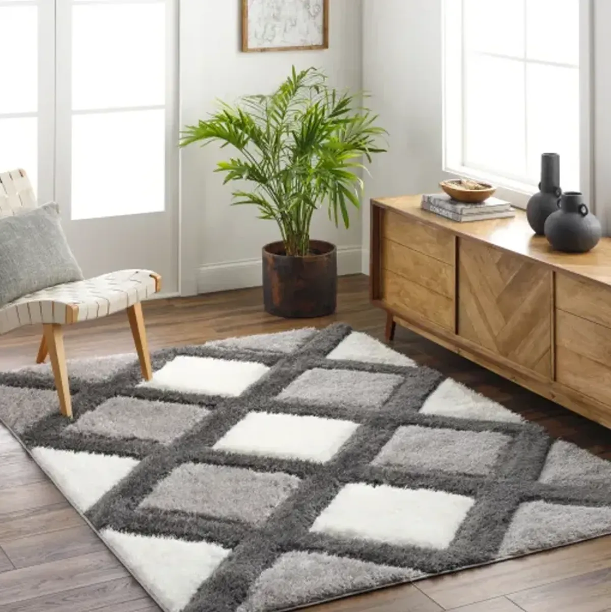 Bologna BOG-2300 6'7" x 9' Machine Woven Rug