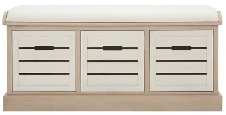 Briar 3-Drawer Cushion Bench