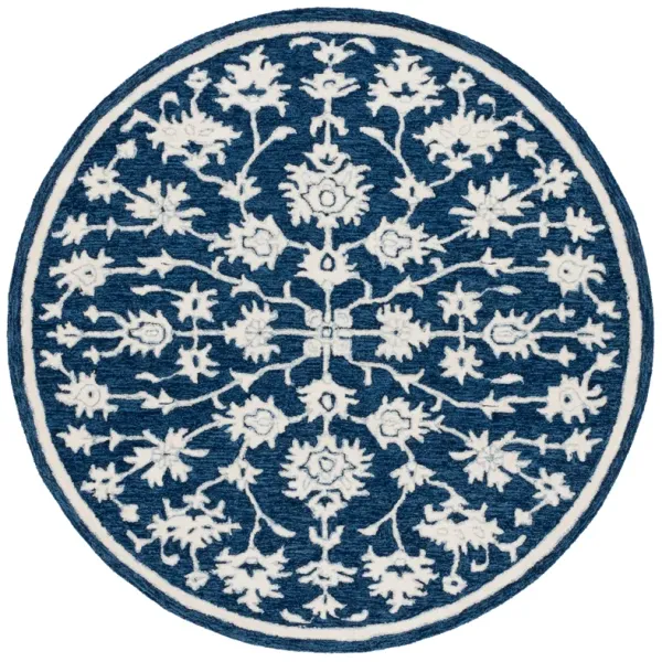 EBONY Hand Tufted 6' x 6' Round area rug