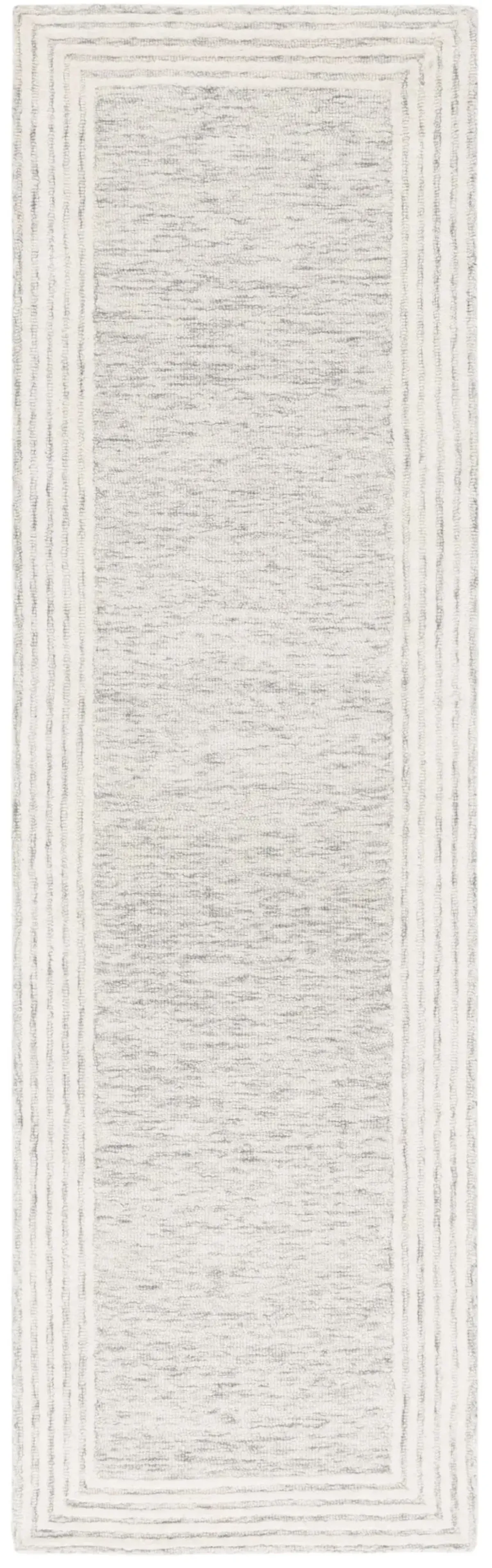 ABSTRACT 464 GREY  2'-3' x 8' Runner Rug