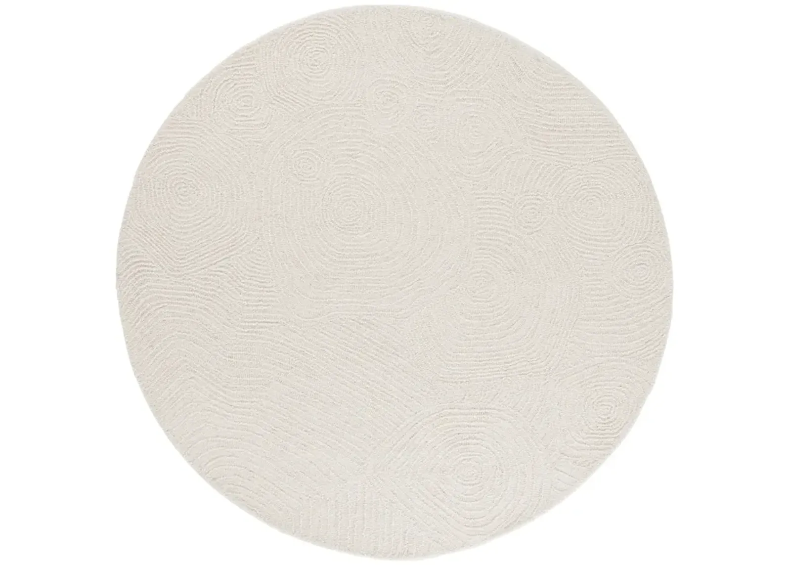 MYKONOS 104 IVORY 6' x 6' Round Round Rug