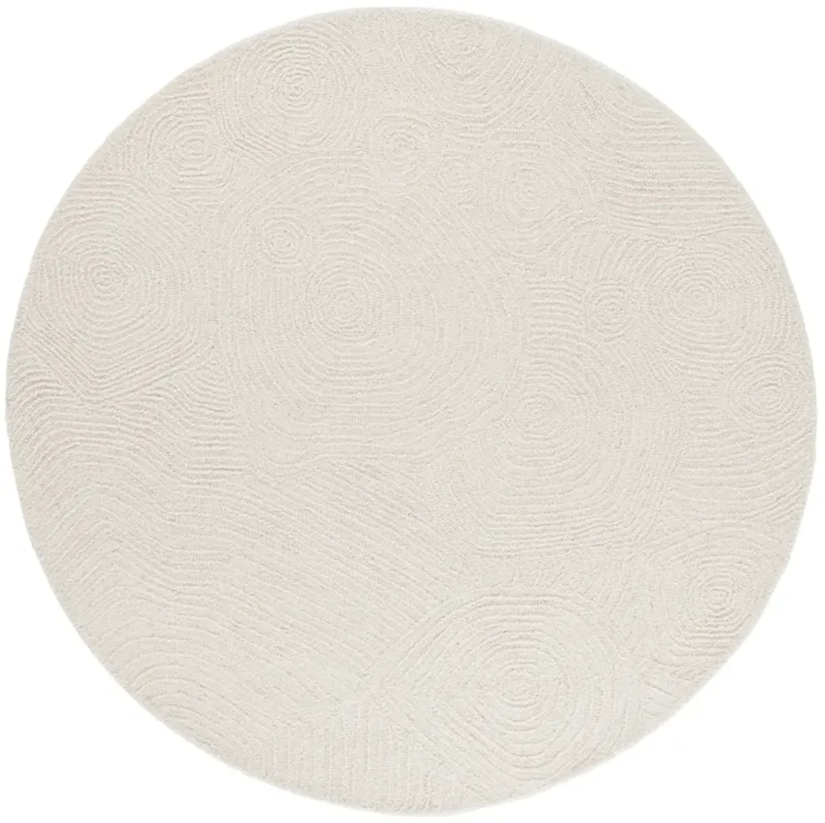 MYKONOS 104 IVORY 6' x 6' Round Round Rug