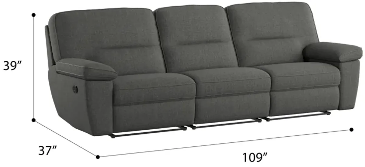 Alberta 3 Seat Reclining Modular Sofa