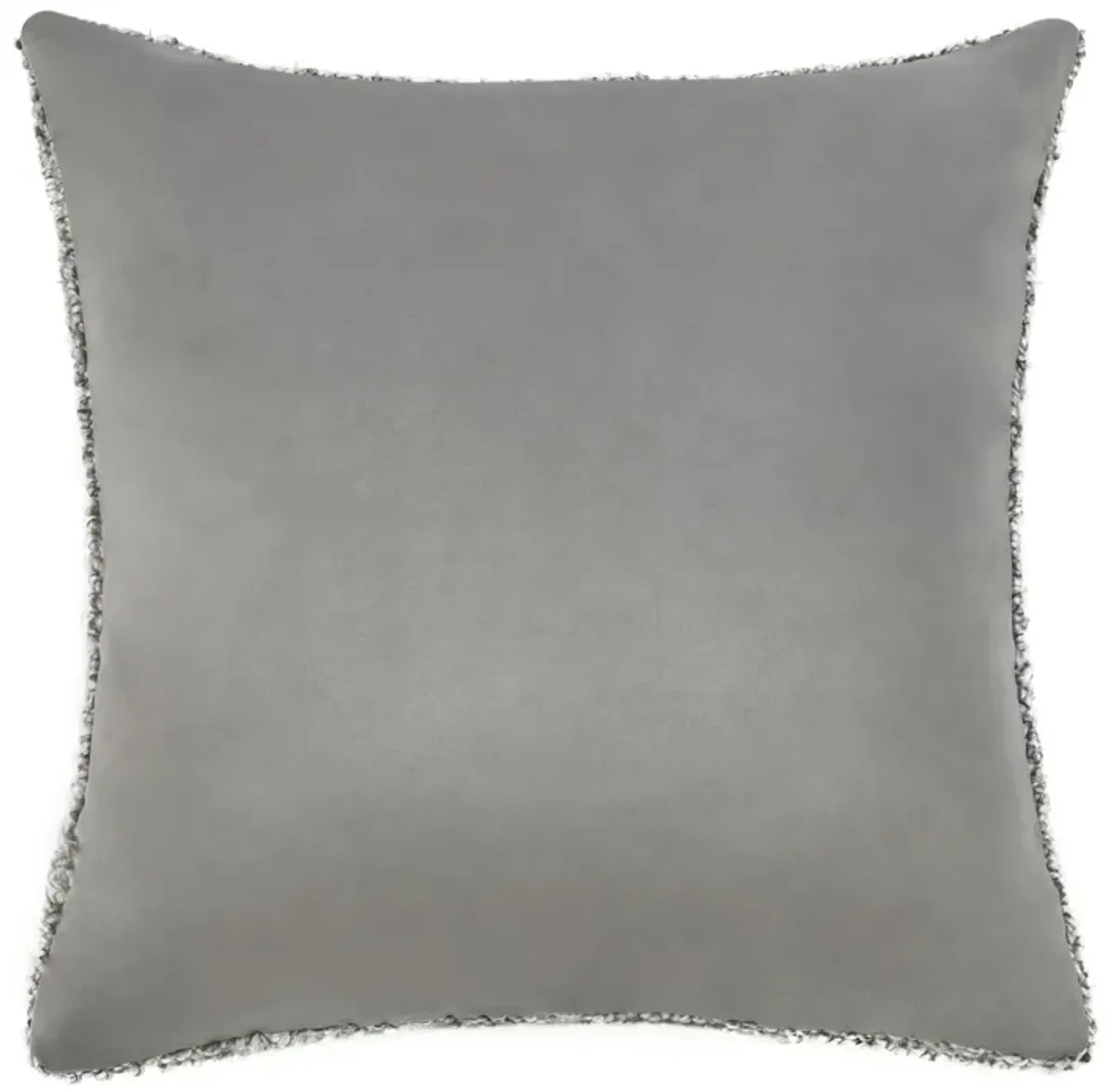 Shades 22" Recycled Fabric Fabric Throw Pillow, Gray