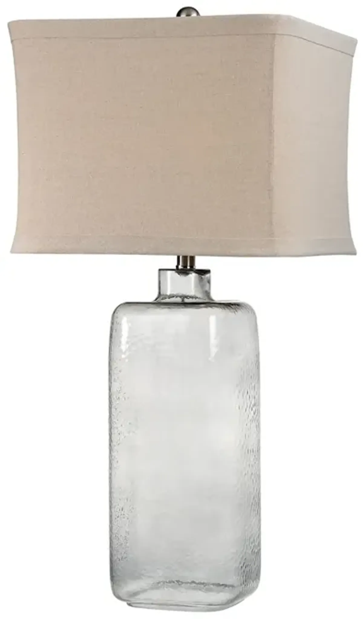 Hammered Grey 31" High 1-Light Table Lamp - Gray Smoke